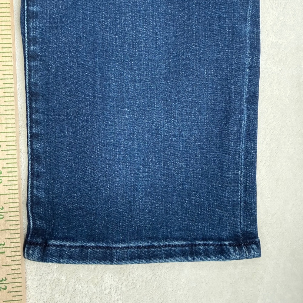 Express Slim Straight Hyper Stretch Jeans Dark Wash Blue 32x32 NWT - Picture 6 of 8